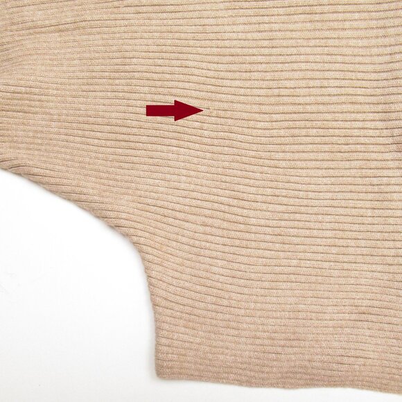 Anthropologie The Kendall Mock-Neck Sweater Neutral Brown XL - Picture 12 of 13